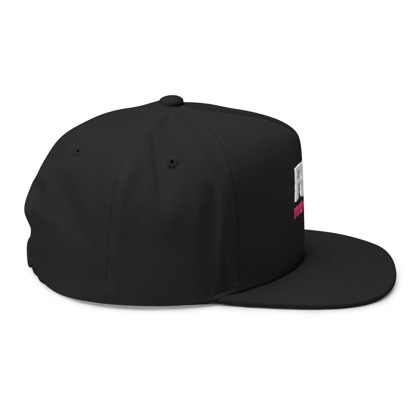 Flat Bill Cap — "F*** Your Opinion" Embroidered Snapback