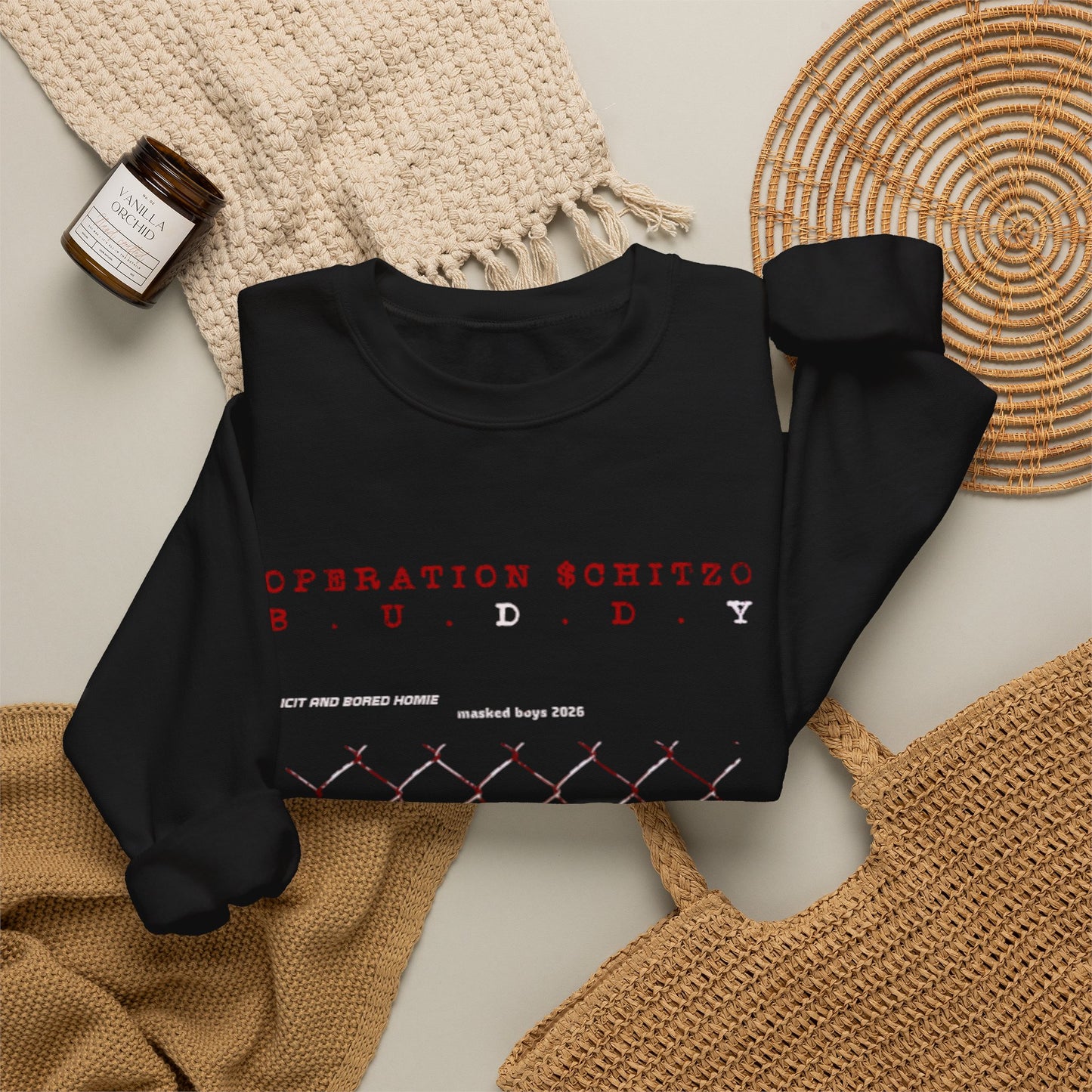 BVDDY Operation Schizo Crewneck