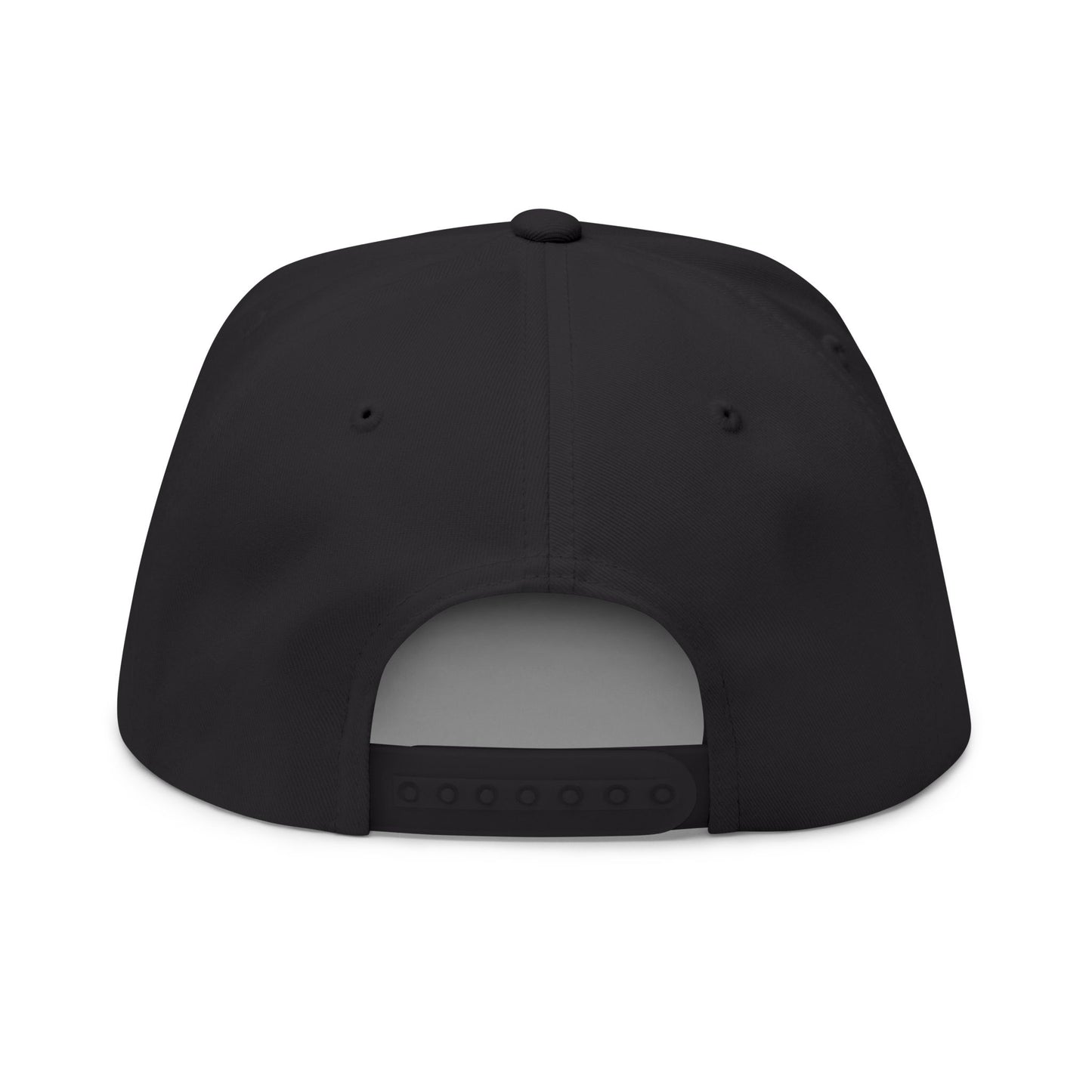Flat Bill Cap — "F*** Your Opinion" Embroidered Snapback