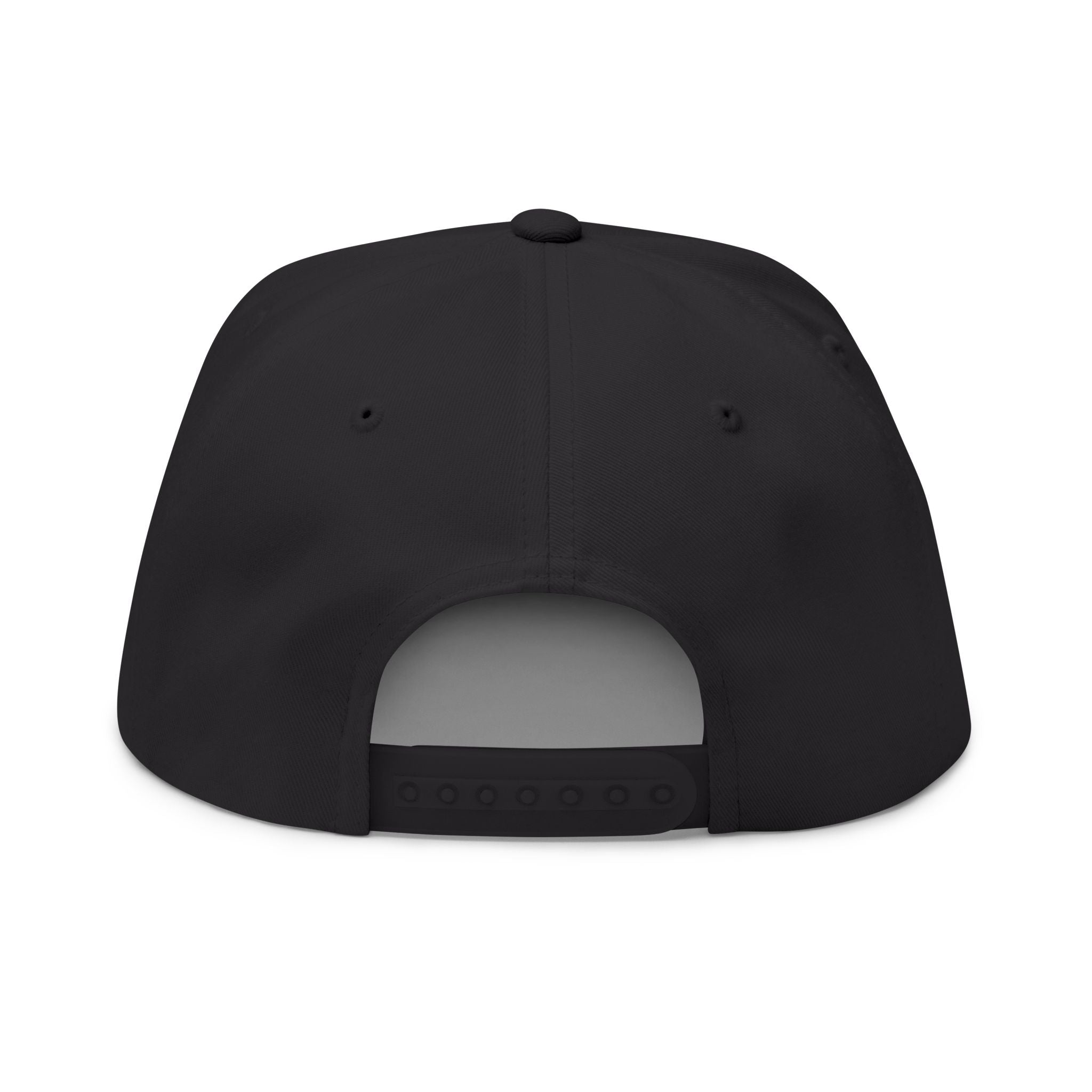 Flat Bill Cap — "F*** Your Opinion" Embroidered Snapback