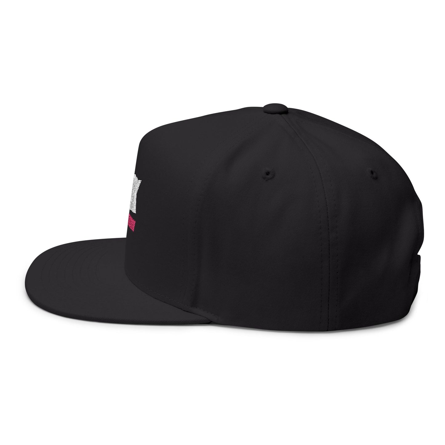 Flat Bill Cap — "F*** Your Opinion" Embroidered Snapback
